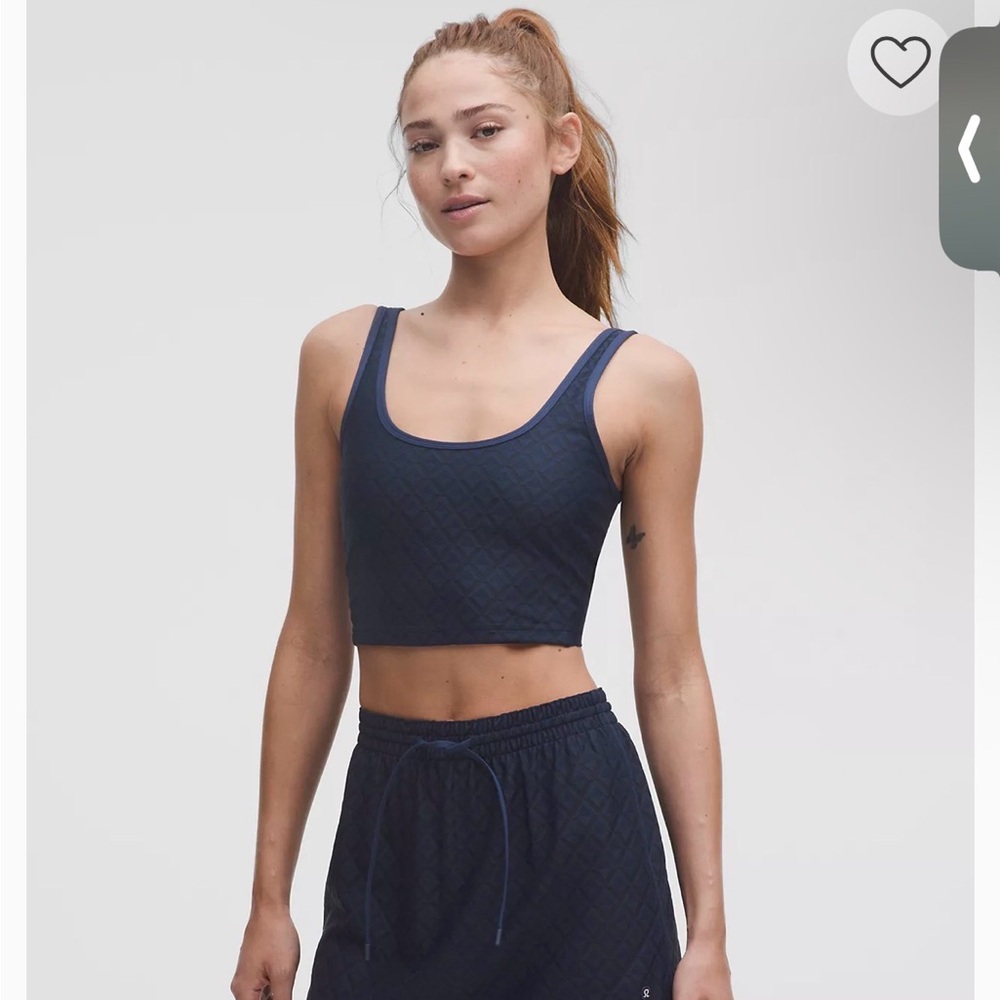 NWT Lululemon textured tennis tank